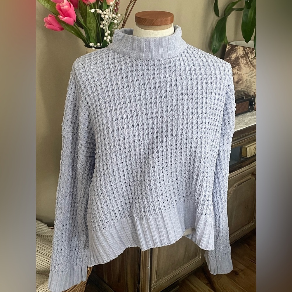 Altar'd State Light Purple Turtleneck Sweater Womens M